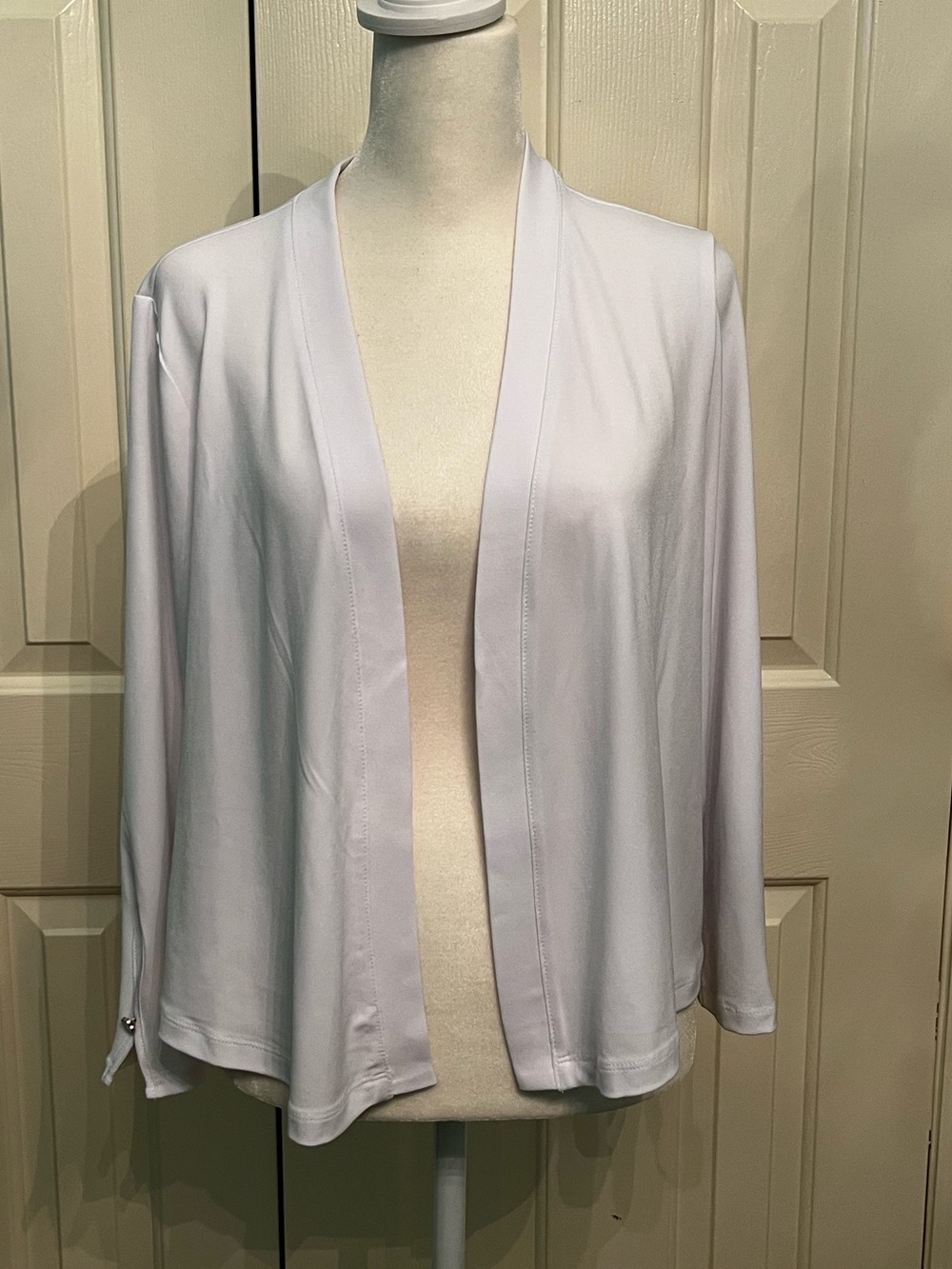 Susan Graver White Wide-Leg Pants